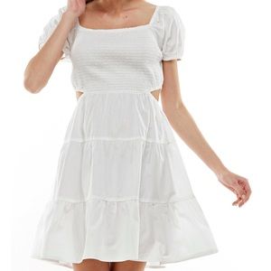 ❌SOLD❌ Puff Sleeve Tiered Mini Dress